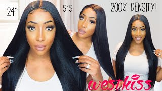  Most Beautiful 5*5 Hd Lace Closure Wig! | Quick Wig Melt & Install!!! | Ft. Westkiss Hair