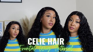 Celie Hair Wig Install | Brazilian Water Wave Wig Unit | Life With Shania