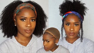 Luxury Natural Hair Headband Wig! Is It Worth It?! Winter Protective Style| Hergivenhair