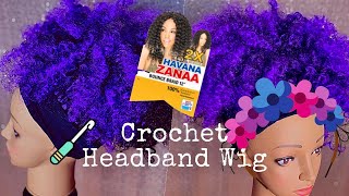 How To Diy Headband Wig: 12 Inch Purple Bounce Braid Headband Wig | Quick & Easy | Missuniquebeautii