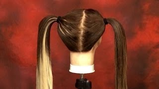 Wefted Extension Placement For Pigtail Styling - Doctoredlocks.Com
