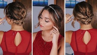 3 Simple Holiday Hairstyles For Short/Medium Length Hair | Ashley Bloomfield