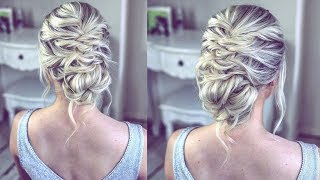 Easy French Braid Updo! By Sweethearts Hair