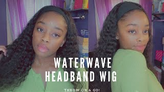 Water Wave Headband Wig |Vshow Hair| No Gel No Lace