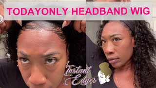 Todayonlyhair Headband Wig Plus Instant Edges