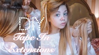Diy Tape In Hair Extensions Amazing Beauty  Hair Review