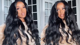Blow Out Wand Curls Perfect For Natural Leave Out! Kinky Straight U Part Wig Review Ft Asteria Hair