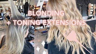 Blonding Pattern + Toning Extensions | Jz Styles