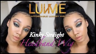 Must Have Headband Wig  | Easy Quick & Simple | Luvme Hair | Kinky Straight Headband Wig Review