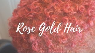 Rose Gold Hair Tutorial | Lighten + Tone Dark Hair | Color Short Hair At Home