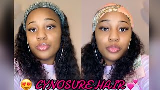 Another Headband Wig | Deep Wave| No Lace No Mess!| Ft. Cynosure Hair