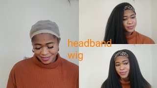Straight Headband #Wig