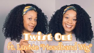 Twist Out Tutorial | Luvme Hair "Headband Wig" | Jerry Curl 18 In