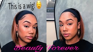 A Bob Headband Wig!?! {Review+Install} Ft. Beauty Forever Hair