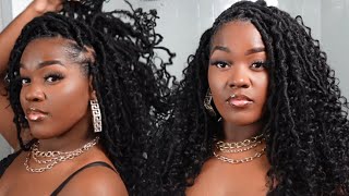 *The Best*Easy Knotless Crochet Goddess Faux Loc Tutorial | Protective Style |