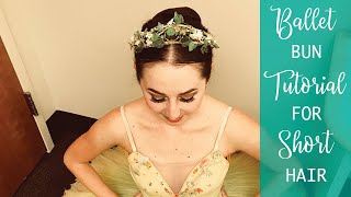 How To Do A Ballet Bun Short Hair Tutorial With Robbie Downey