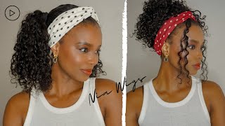 Versatile Curly Headband Wig | Easy Styling, No Glue Ft. Niawigs