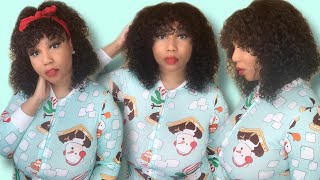 Oh Baby It'S Cold Outsideunder $90|Perfect Everyday Curly Headband Bang Wig|Unice Hair|Sawlife