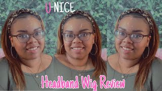 The Best Headband Wig! Ombre Straight Headband Wig Unboxing+ Review| Unice Hair