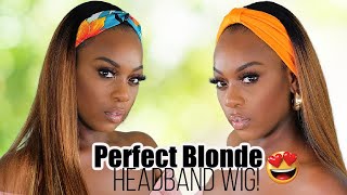 Must Have! Beautiful Straight Blonde Headband Wig!| Klaiyi Hair