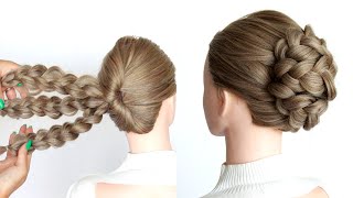 Big French Bun Hairstyle With New Trick - Simple French Roll Hairstyle Step By Step |