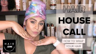 How To Wrap Your Hair | Hair House Call | Hair.Com By L'Oreal