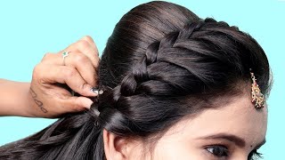 3 Unique Open Hairstyle With Maang Tikka | Most Beautiful Red Carpet Hairstyles | Wedding Hairstyle