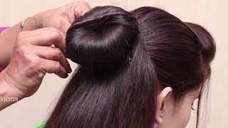 How To Do Wedding Hairstyles || Bridal Hairstyle Tutorial For Long Hair || Hair Style Girl