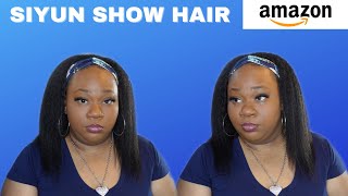 Kinky Straight Headband Wig| Ft.Siyun Show Hair
