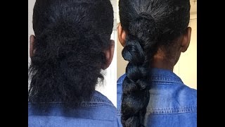 The Perfect Low Ponytail Braid With Braiding Hair (You Must Watch!)