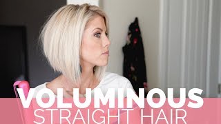 Voluminous Straight Hair- [Short Hair]
