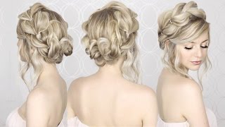 How To: Pull Through Crown Braided Hair Tutorial | Summer Inspired, Long, Medium Hair
