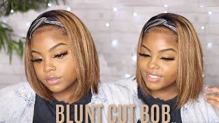 Thats A Wig??!? | Blunt Cut Headband Wig Beauty Forever Hair