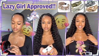 Grip N Go Glueless Headband Wig!#Ulahair Best Sale Curly Wig Review (Affordable Cost)