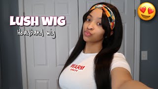 20 Inch Bang Headband Wig Ft. Lush Wig