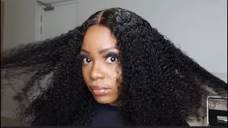 No Glue Hair Installation | 20" Kinky Curls With Undetectable Lace Ft Luvme Hair