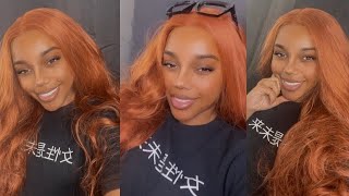 Copper Amazon Synthetic Wig Install
