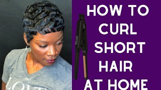 Self Quarantine: How To Curl Short Hair With Flat Irons At Home
