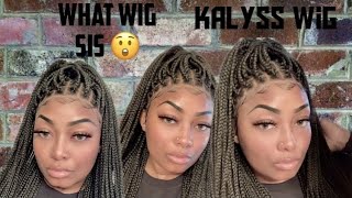 What Wig Sis  Must Watch/Very Detailed | Knotless Braided Wig | Ft. Kalyss