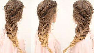 Mermaid Braid Hair Tutorial | Cute Hairstyles | Braidsandstyles12
