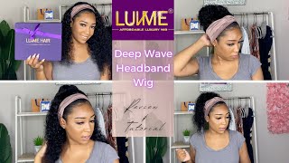 Deep Wave Headband Wig | Review & Tutorial Ft. Luvmehair
