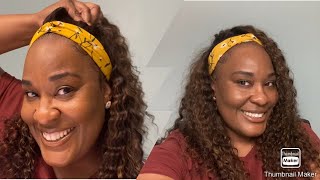 Luvme Hair Deep Wave Headband Wig Install & Review | Worth The Hype Or Naw!? #Luvmehair #Hairreview
