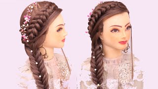 Fishtail Braid Hairstyles For Wedding L Punjabi Wedding Hairstyles For Girls Step By Step Tutorial