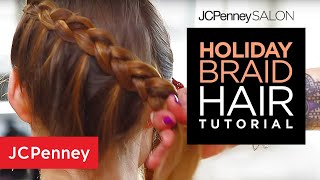 Easy Half-Up Side French Braid Hairstyle | Jcpenney Salon