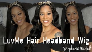 The Best Headband Wig Ever! Luvme Hair Kinky Straight Headband Wig | Natural Blowout Texture