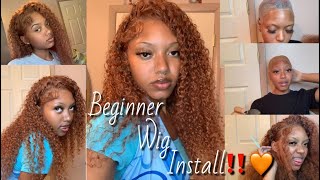 Beginner Wig Install | Ft.Sunberhair ( A Fall Look!)