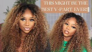 This Is A Game Changer! V-Part Wig Install Without Leave Out | Crochet Method | Nadula | Chev B.
