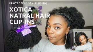 4B/4C Kinky Coily Clip-Ins From Xotica Hair Extensions