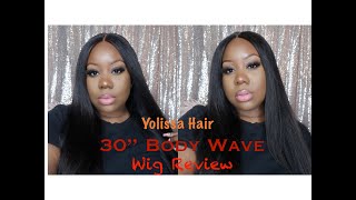 Yolissa Bodywave 5X5 Closure Wig Review | Worlds Easiest Glueless Wig Install | Yolissa Hair