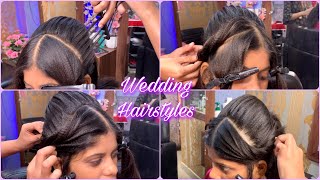 Different Wedding Hairstyles For Beginners | How To Make Bridal Puff / Wedding Juda